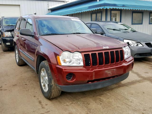 1J8GR48K37C600644 - 2007 JEEP GRAND CHER MAROON photo 1