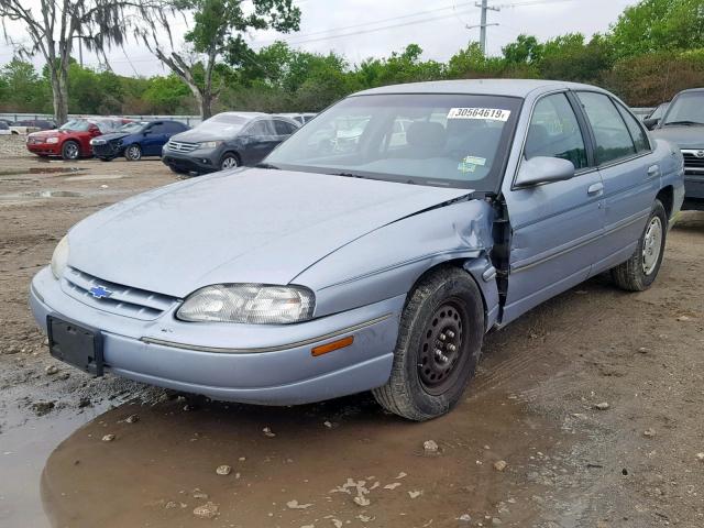 2G1WN52M6T1116703 - 1996 CHEVROLET LUMINA LS BLUE photo 2