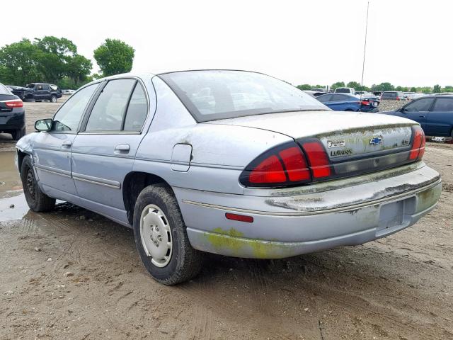 2G1WN52M6T1116703 - 1996 CHEVROLET LUMINA LS BLUE photo 3