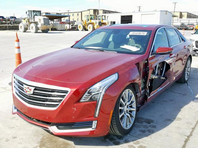 1G6KD5RS4JU159471 - 2018 CADILLAC CT6 LUXURY RED photo 2