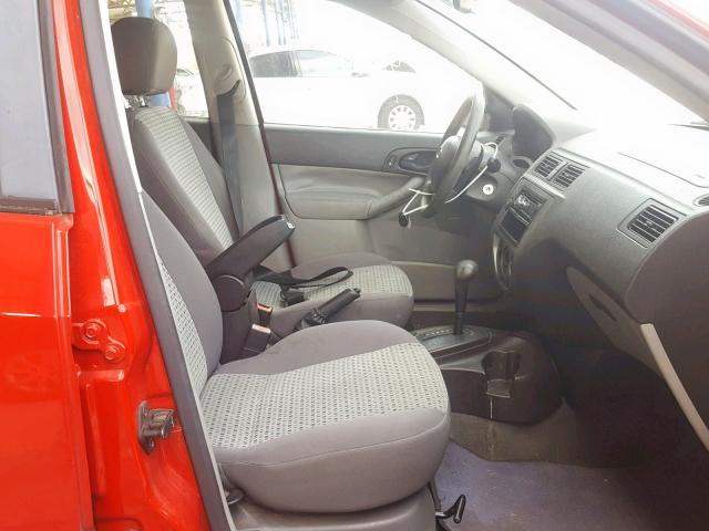 1FAHP34N87W239699 - 2007 FORD FOCUS ZX4 RED photo 5