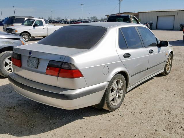 YS3EH48G3Y3064057 - 2000 SAAB 9-5 AERO SILVER photo 4