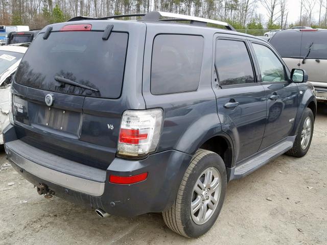 4M2CU871X8KJ10577 - 2008 MERCURY MARINER PR CHARCOAL photo 4