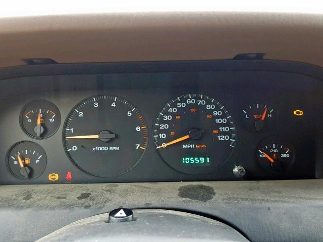 1J4GW48N92C217904 - 2002 JEEP GRAND CHER GREEN photo 8