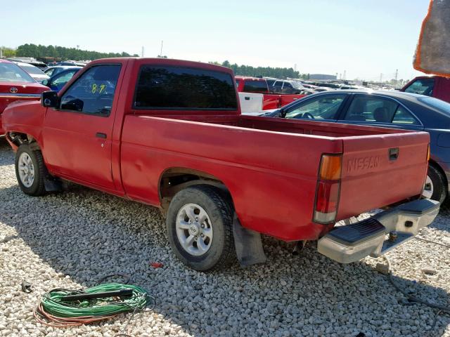 1N6SD11S9MC334029 - 1991 NISSAN TRUCK SHOR RED photo 3