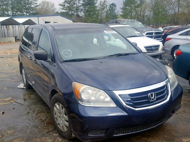 5FNRL38248B031643 - 2008 HONDA ODYSSEY LX BLUE photo 1