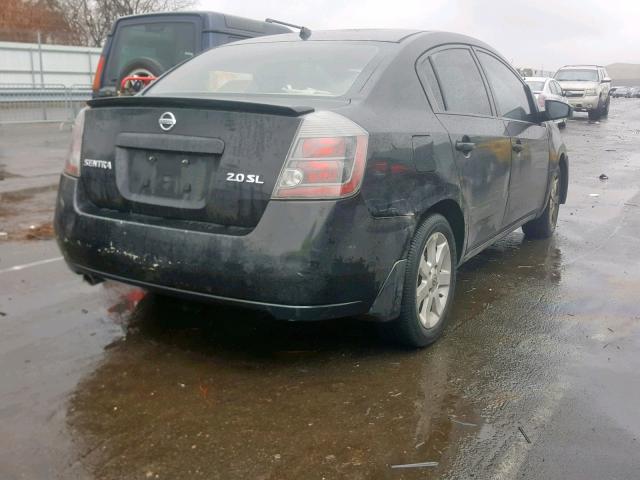 3N1AB61EX7L631768 - 2007 NISSAN SENTRA BLACK photo 4