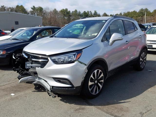 KL4CJBSB8HB030443 - 2017 BUICK ENCORE PRE SILVER photo 2