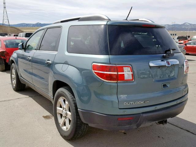 5GZEV23D89J140241 - 2009 SATURN OUTLOOK XR მწვანე ფოტო 3