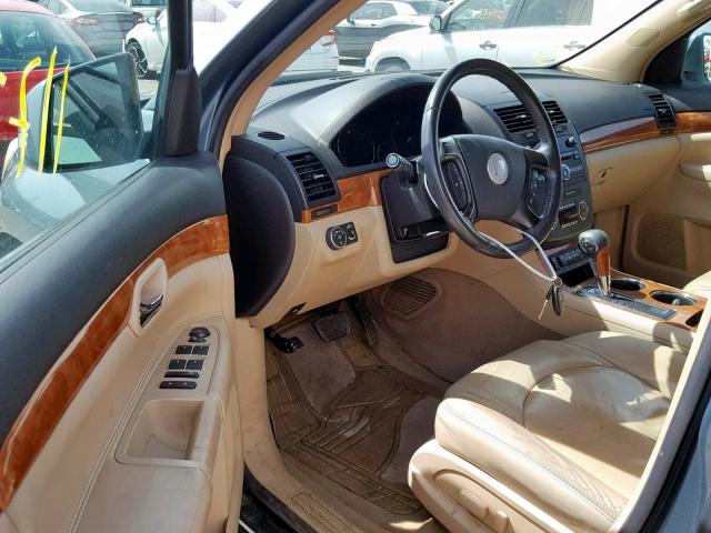 5GZEV23D89J140241 - 2009 SATURN OUTLOOK XR მწვანე ფოტო 9