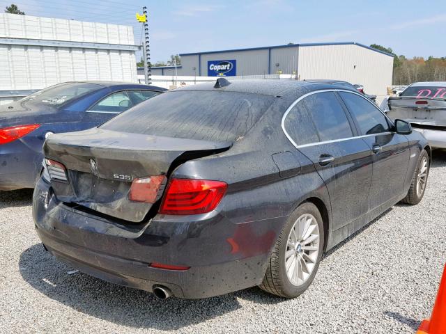 WBAFR7C52BC803603 - 2011 BMW 535 I BLACK photo 4