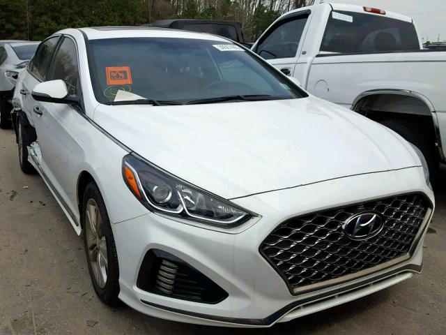 5NPE34AF3JH676177 - 2018 HYUNDAI SONATA SPO WHITE photo 1