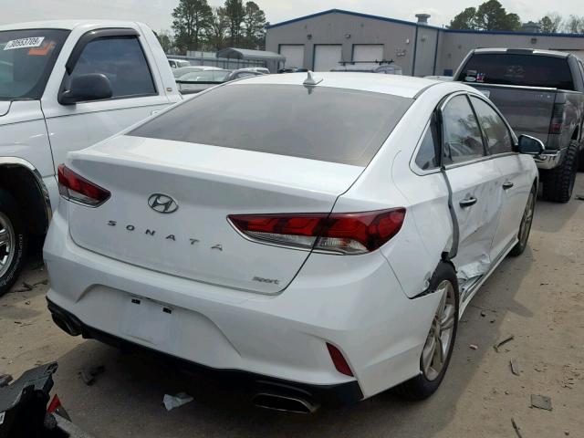 5NPE34AF3JH676177 - 2018 HYUNDAI SONATA SPO WHITE photo 4