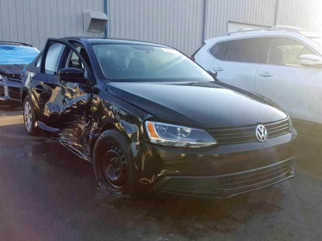 3VW2K7AJ6EM368784 - 2014 VOLKSWAGEN JETTA BASE BLACK photo 1