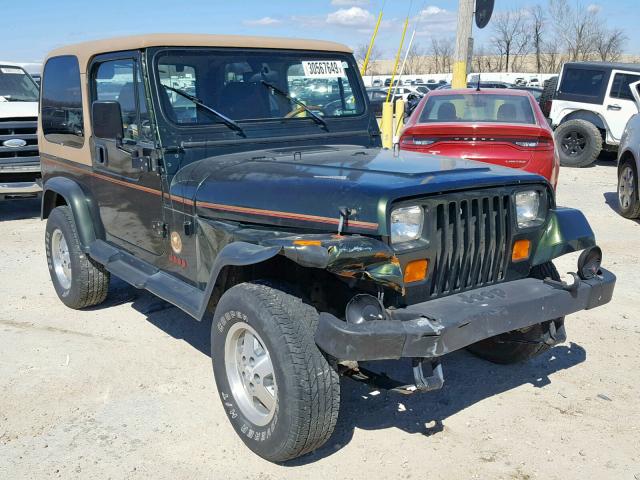 1J4FY49S1SP226549 - 1995 JEEP WRANGLER / GREEN photo 1