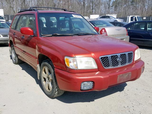 JF1SF65632H749571 - 2002 SUBARU FORESTER S Qırmızı foto 1