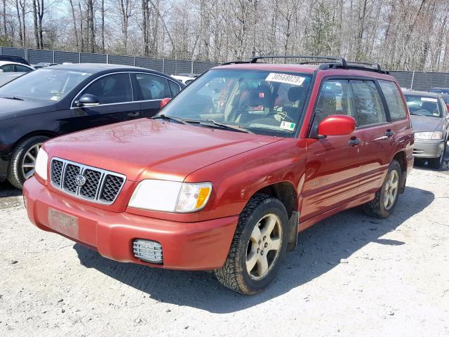 JF1SF65632H749571 - 2002 SUBARU FORESTER S Qırmızı foto 2