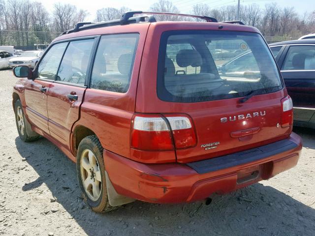 JF1SF65632H749571 - 2002 SUBARU FORESTER S Qırmızı foto 3