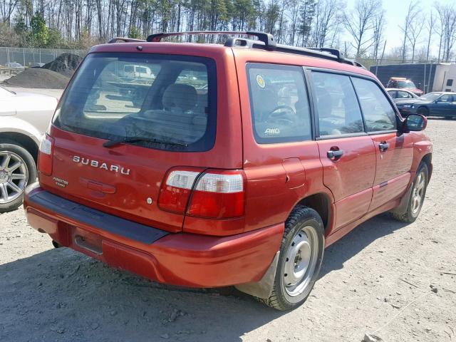 JF1SF65632H749571 - 2002 SUBARU FORESTER S Qırmızı foto 4