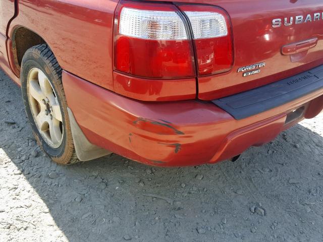 JF1SF65632H749571 - 2002 SUBARU FORESTER S Qırmızı foto 9