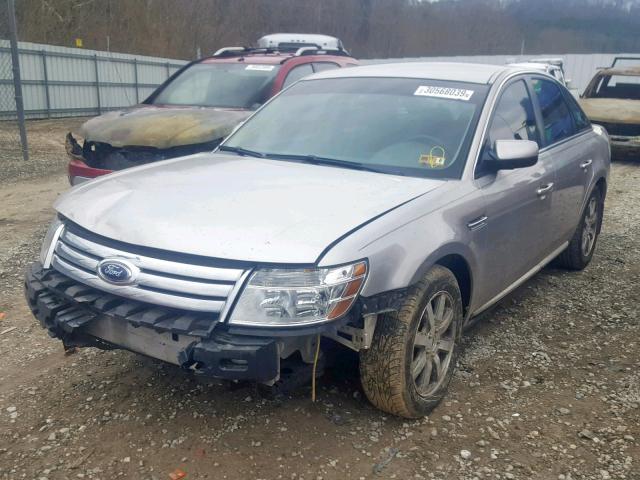 1FAHP24W88G104205 - 2008 FORD TAURUS SEL SILVER photo 2