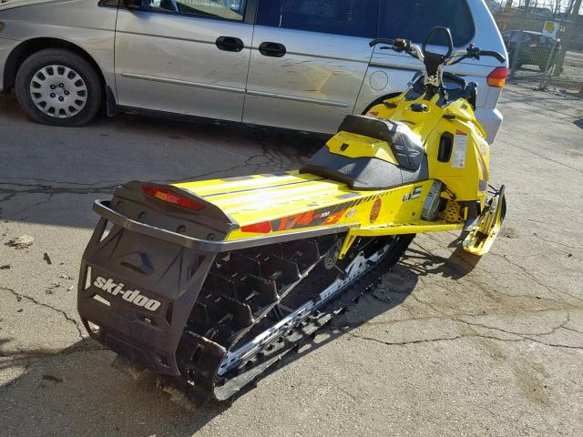 2BPSTEFA2FV000746 - 2015 SKI DOO SUMMIT X YELLOW photo 4