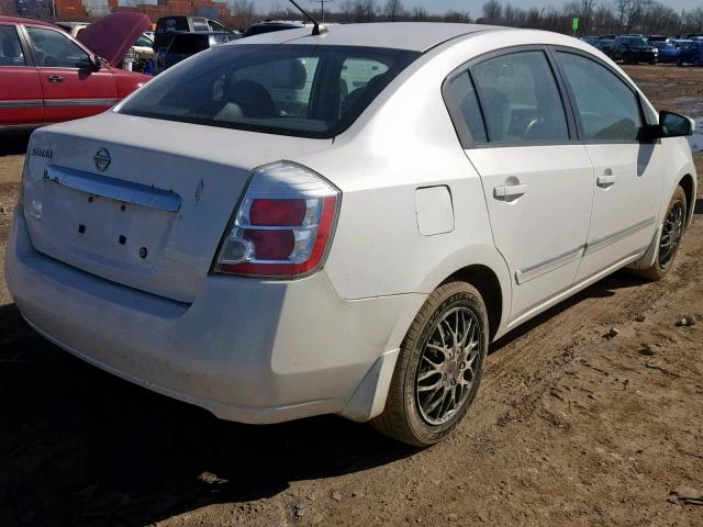 3N1AB6AP1AL674212 - 2010 NISSAN SENTRA 2.0 WHITE photo 4