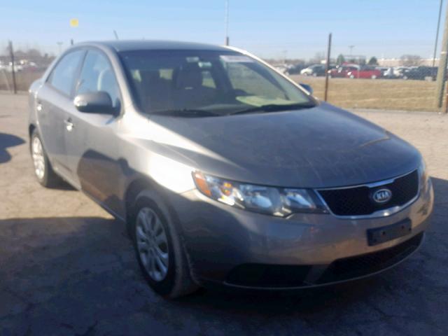 KNAFU4A26A5880645 - 2010 KIA FORTE EX CHARCOAL photo 1