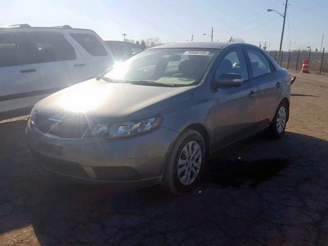 KNAFU4A26A5880645 - 2010 KIA FORTE EX CHARCOAL photo 2