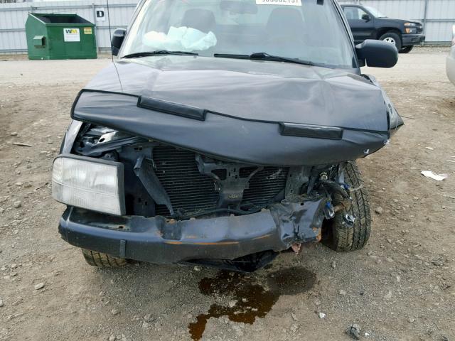 1GTCS19WX18183317 - 2001 GMC SONOMA BLACK photo 7