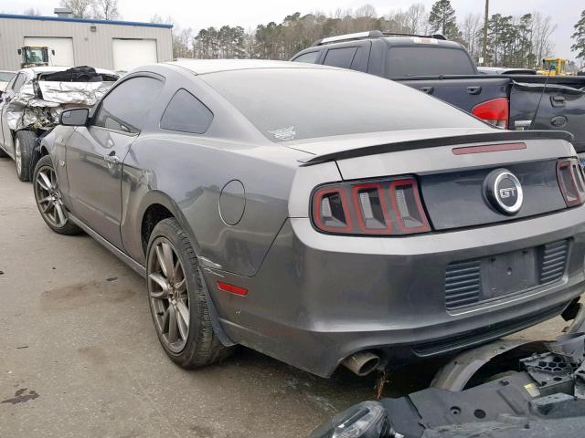 1ZVBP8CF9E5283301 - 2014 FORD MUSTANG GT GRAY photo 3