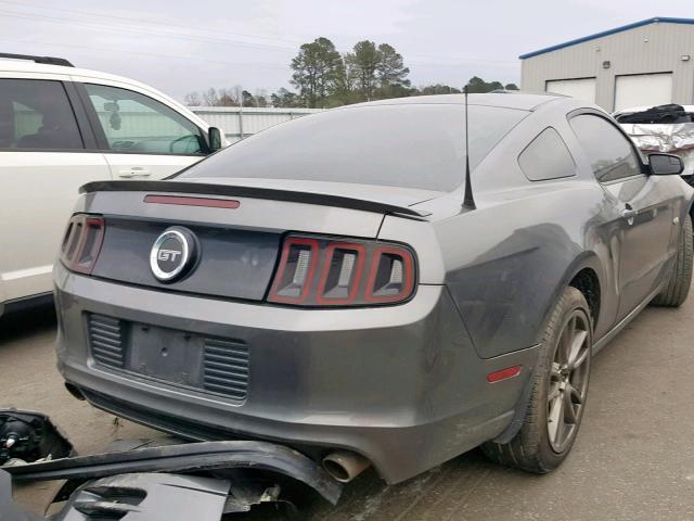 1ZVBP8CF9E5283301 - 2014 FORD MUSTANG GT GRAY photo 4