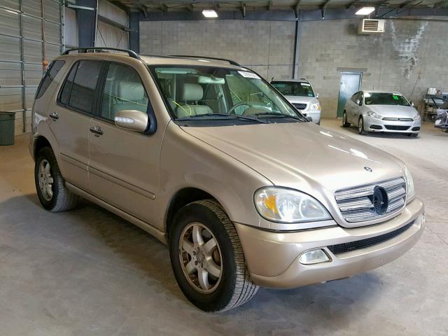 4JGAB75E12A363587 - 2002 MERCEDES-BENZ ML 500 GOLD photo 1