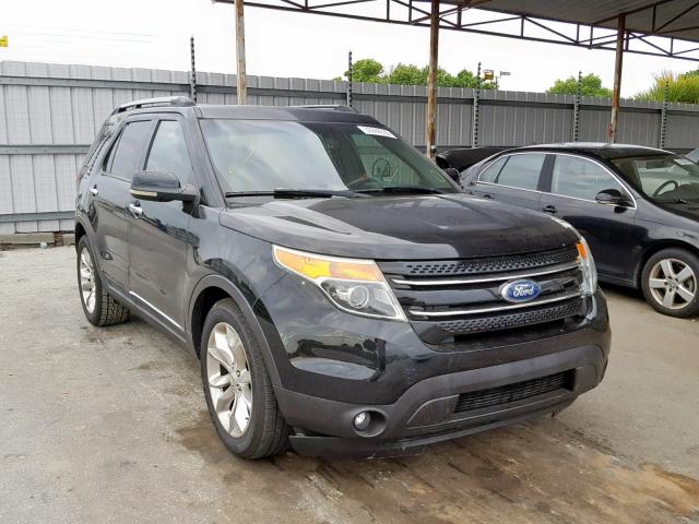 1FMHK7F84CGA03736 - 2012 FORD EXPLORER L BLACK photo 1