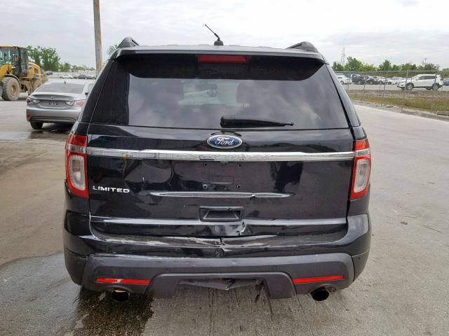 1FMHK7F84CGA03736 - 2012 FORD EXPLORER L BLACK photo 9