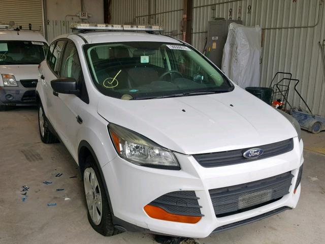 1FMCU0F75FUB80935 - 2015 FORD ESCAPE S WHITE photo 1