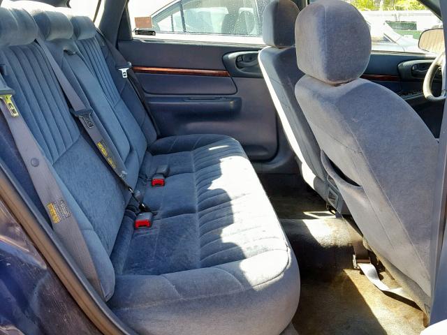 2G1WF55E729192528 - 2002 CHEVROLET IMPALA BLUE photo 6