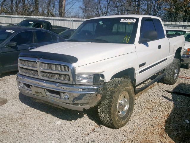 1B7KF236X1J563149 - 2001 DODGE RAM 2500 WHITE photo 2