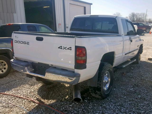 1B7KF236X1J563149 - 2001 DODGE RAM 2500 WHITE photo 4