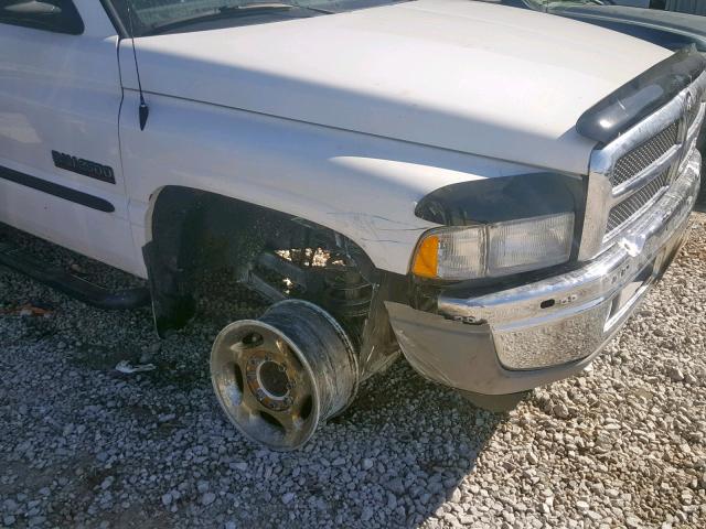 1B7KF236X1J563149 - 2001 DODGE RAM 2500 WHITE photo 9