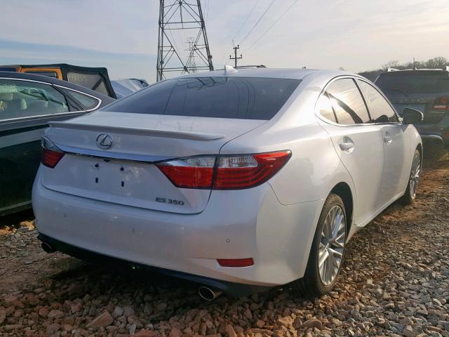 JTHBK1GG1F2205611 - 2015 LEXUS ES 350 WHITE photo 4