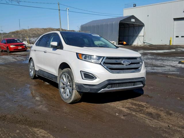 2FMPK4K90JBC48238 - 2018 FORD EDGE TITAN WHITE photo 1