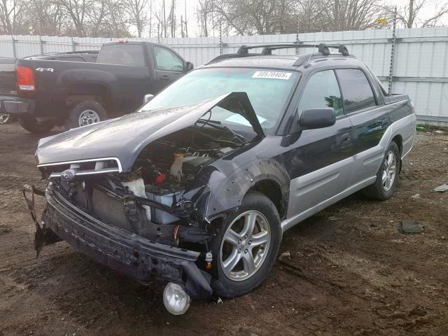 4S4BT62C537112973 - 2003 SUBARU BAJA SPORT BLACK photo 2