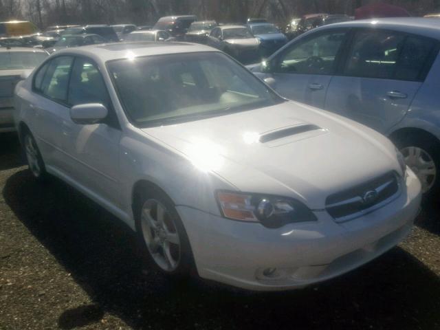 4S3BL676854211556 - 2005 SUBARU LEGACY GT WHITE photo 1