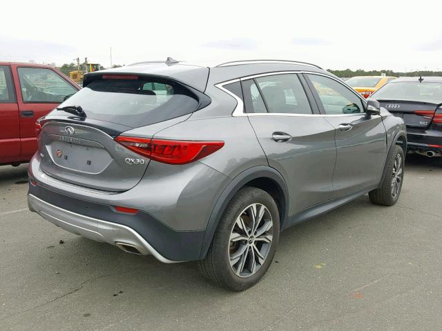 SJKCH5CR5HA024357 - 2017 INFINITI QX30 BASE GRAY photo 4