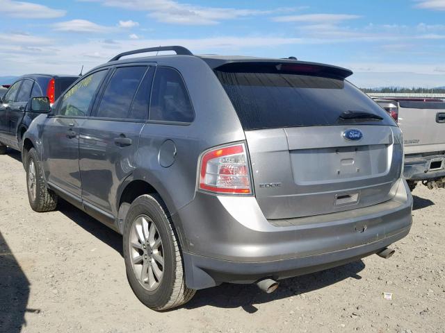 2FMDK36C58BA79735 - 2008 FORD EDGE SE SILVER photo 3