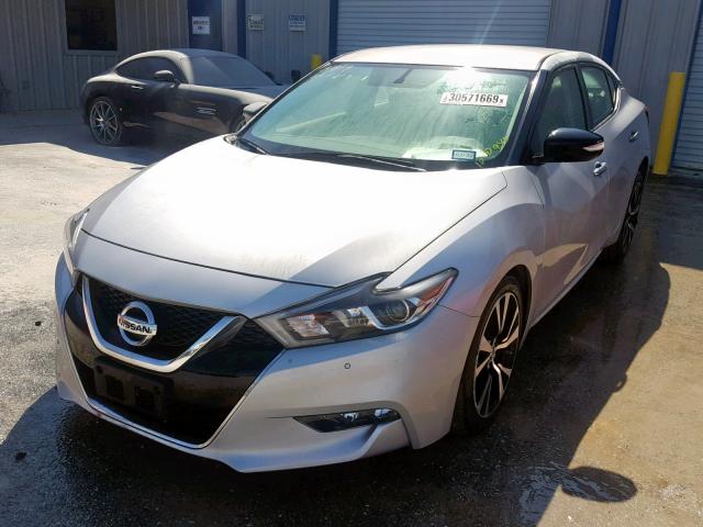 1N4AA6APXJC380664 - 2018 NISSAN MAXIMA 3.5 SILVER photo 2