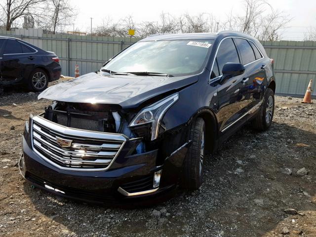 1GYKNBRS7HZ150229 - 2017 CADILLAC XT5 LUXURY BLACK photo 2