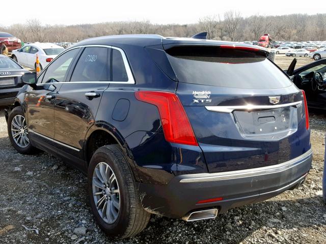 1GYKNBRS7HZ150229 - 2017 CADILLAC XT5 LUXURY BLACK photo 3