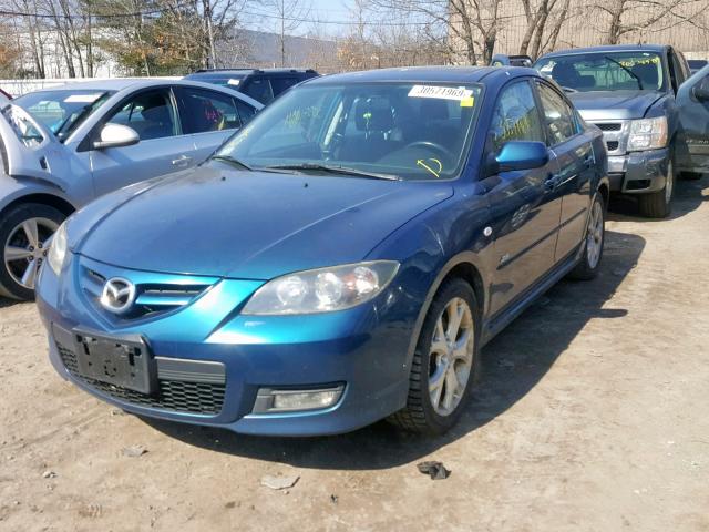 JM1BK324171748605 - 2007 MAZDA 3 S BLUE photo 2